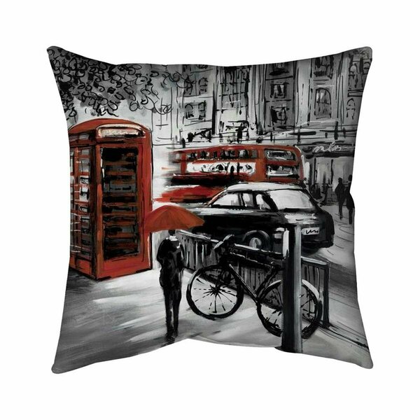 Begin Home Decor 20 x 20 in. European Street-Double Sided Print Indoor Pillow 5541-2020-CI11